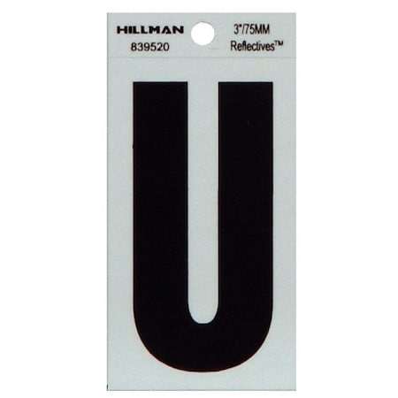 3 Blk U Thin Adhesive